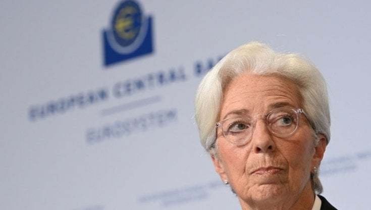 La presidente della Bce Christine Lagarde