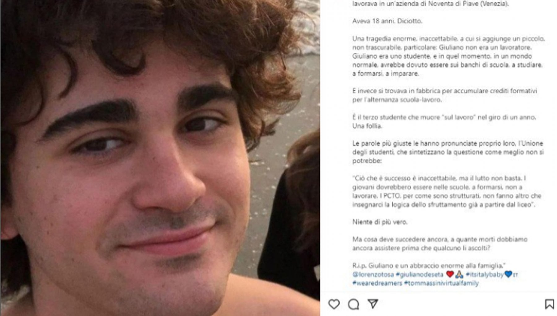 Giuliano De Seta s Father We Are Not Interested In Money The Drama
