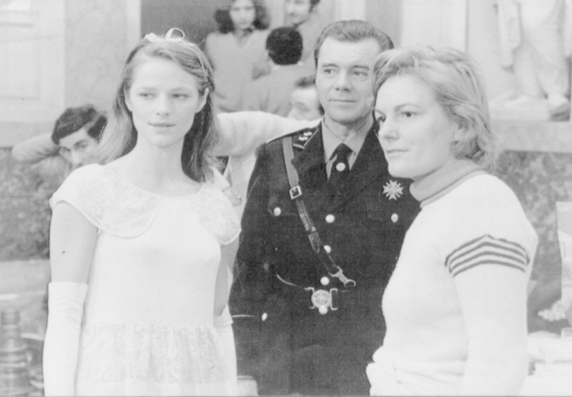Sul set de 'Il portiere di notte'