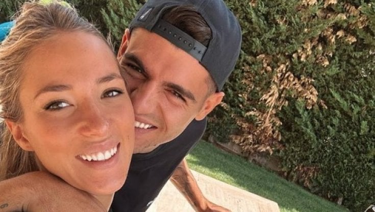 Alvaro Morata e la moglie Alice Campello