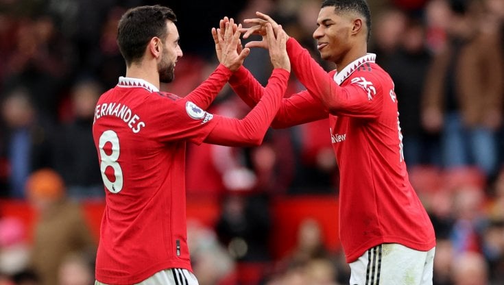 Bruno Fernandes e Rashford
