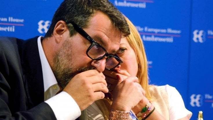 La premier Giorgia Meloni e il segretario della Lega Matteo Salvini&nbsp;