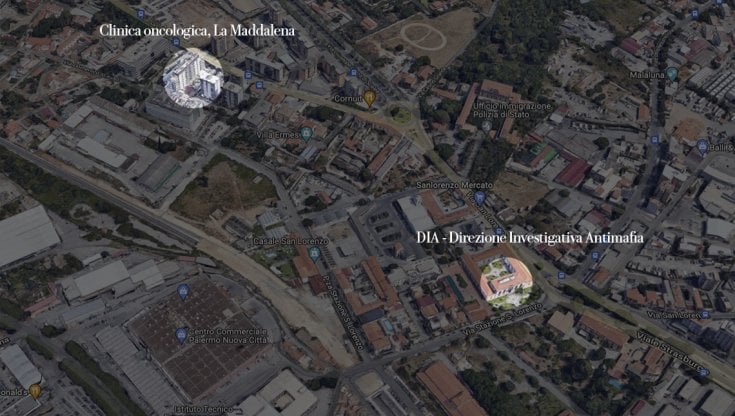 Matteo Messina Denaro, il luogo dell'arresto a pochi metri dalla Dia: la mappa