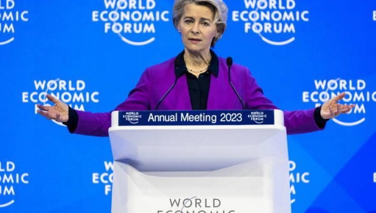 La presidente della Commissione Ursula von der Leyen ha proposto un fondo sovrano Ue per sostenere l'industria verde