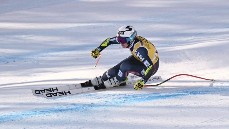 Ragnhild Mowinckel in azione a Cortina