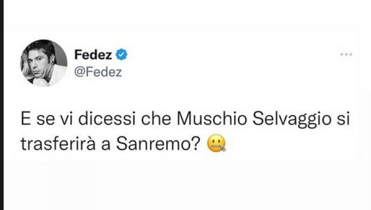 Fedez sbarca a Sanremo con il podcast Muschio selvaggio