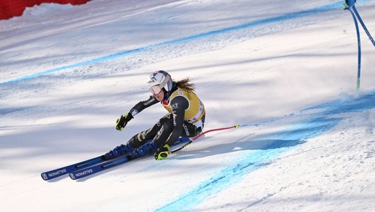 Marta Bassino terza a Cortina