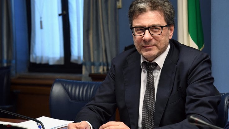 Il ministro Giorgetti