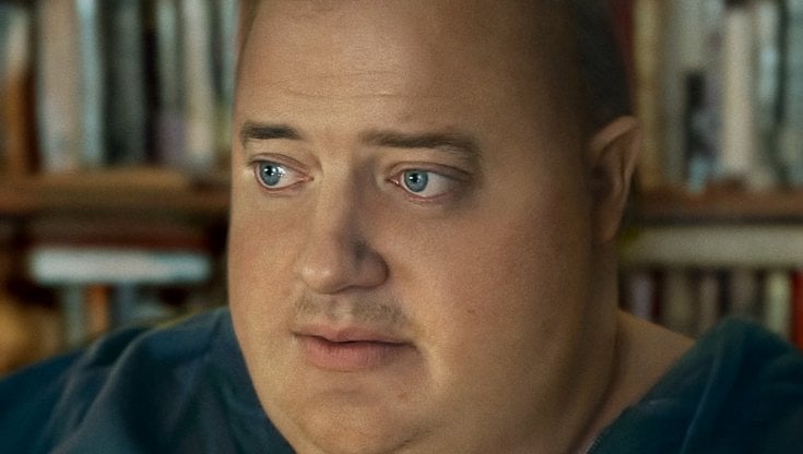 Brendan Fraser, 54 anni,&nbsp;nel film The Whale, in sala dal 23 febbraio (Niko Tavernise)