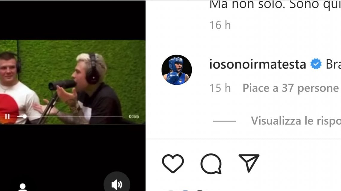 Il video di Fedez postato da Bus&agrave;