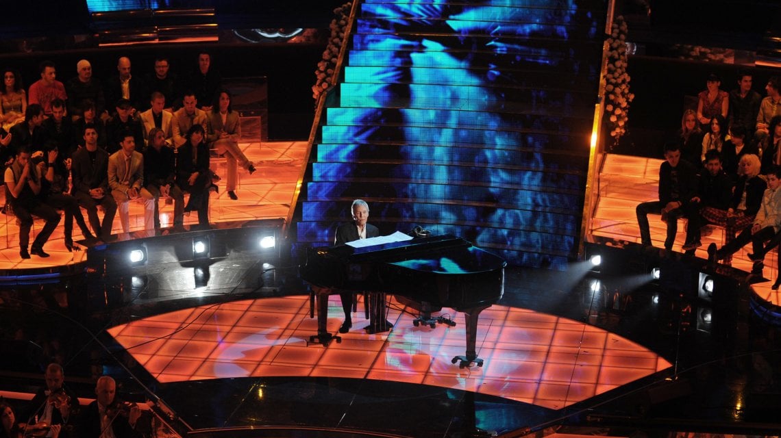 Burt Bacharach a Sanremo nel 2009