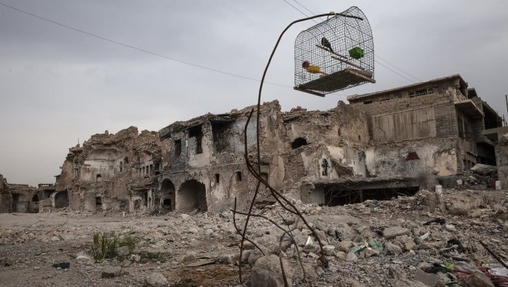 2023. Mosul, a lungo capitale dell&rsquo;autoproclamato Stato islamico, &egrave; stata distrutta nella battaglia contro il Califfato. La ricostruzione stenta a decollare.&nbsp; foto di Giovanni Porzio