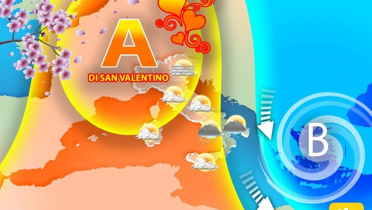 Previsioni meteo, gelo addio: l'anticiclone di San Valentino porterà un assaggio di primavera