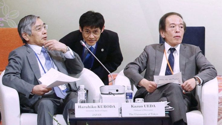Vecchio e nuovo: Kuroda e Ueda insieme a un simposio del G7