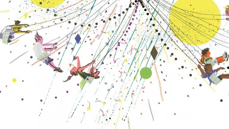 L'illustrazione di Suzy Lee per la copertina dell'Illustrators Annual