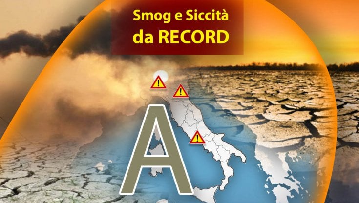 Previsioni meteo, dall'anticiclone bel tempo ma crescono smog e siccità