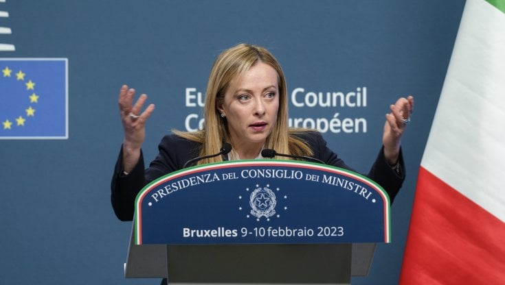La premier Giorgia Meloni