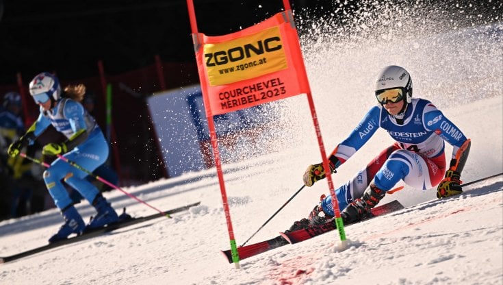 Marta Bassino in azione nel parallelo