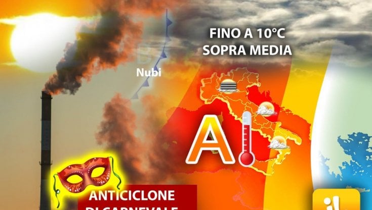 Previsioni meteo, weekend di Carnevale al caldo: temperature di 10 gradi oltre la media del periodo