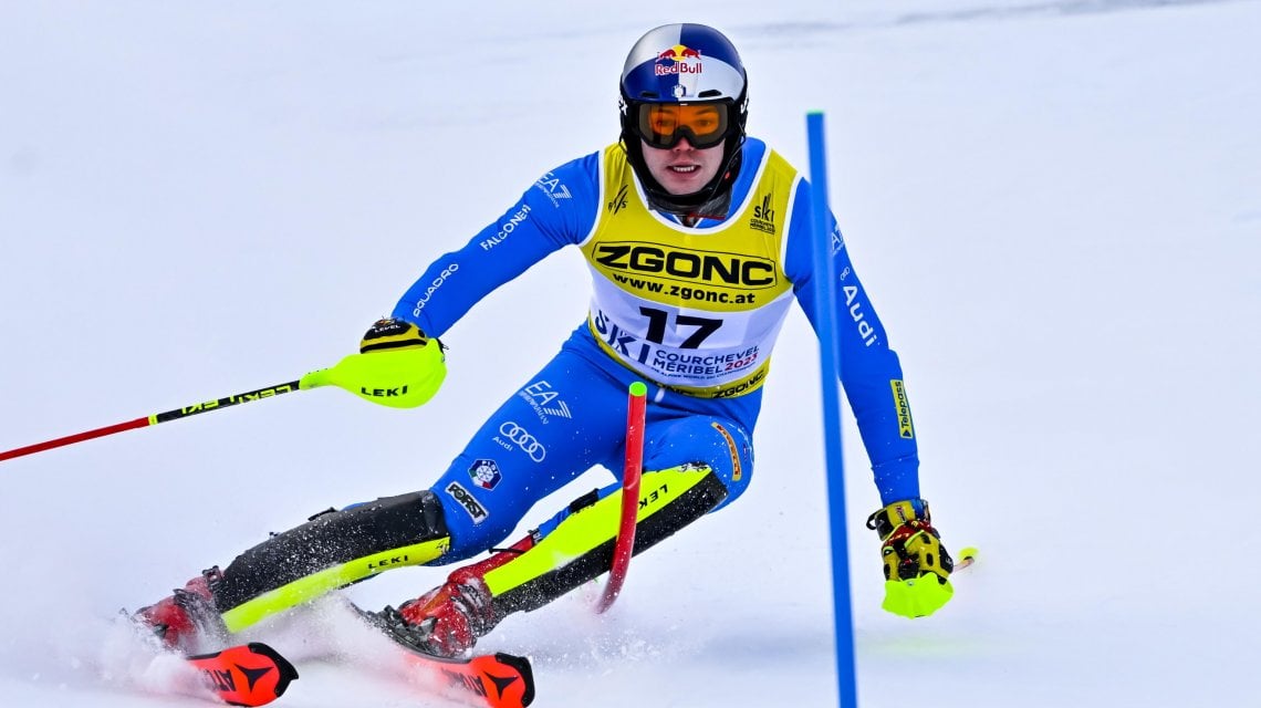 Vinatzer in gara a Courchevel