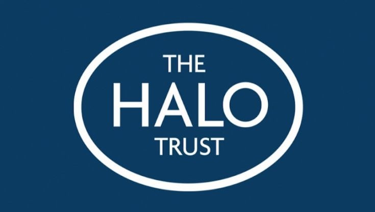 Il logo della Ong britannica The HALO Trust