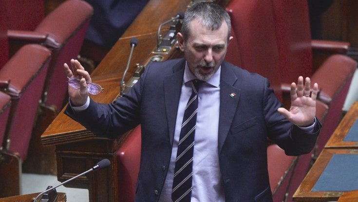Il sottosegretario alla Giustizia Andrea Delmastro