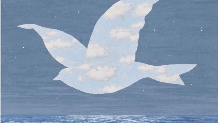 Le retour di Ren&eacute; Magritte (1950). Courtesy of Christies Images Ltd