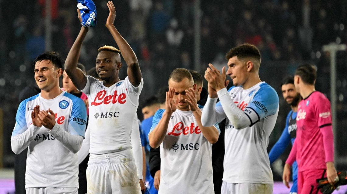 I giocatori del Napoli
