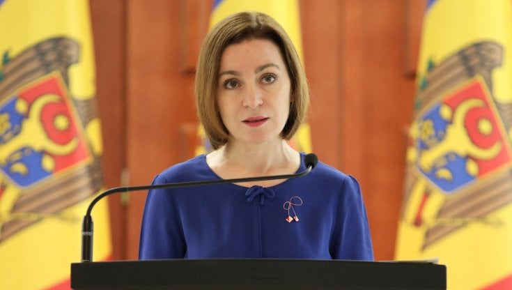 La presidente moldava Maia Sandu