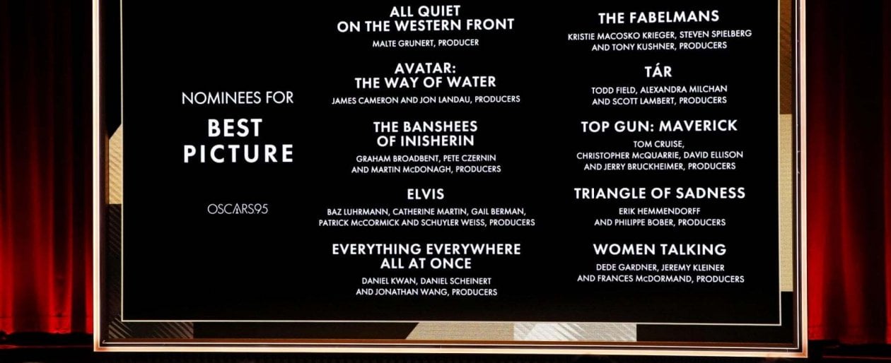 Oscar 2023, i film e le star in gara: tutte le candidature
