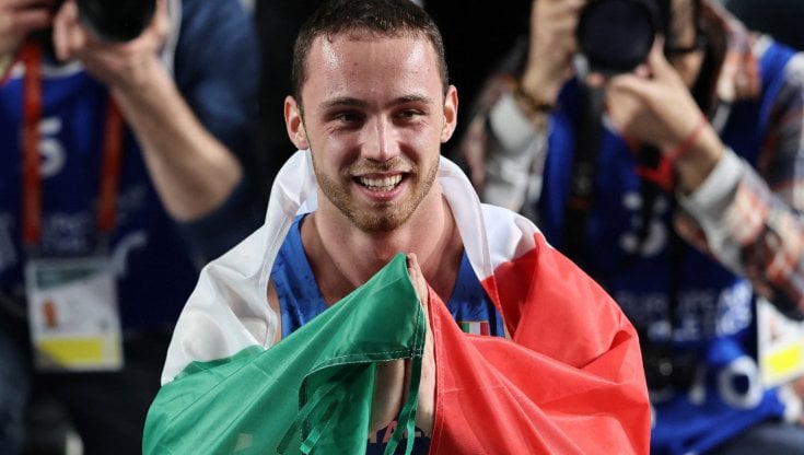Samuele Ceccarelli, campione europeo dei 60 indoor