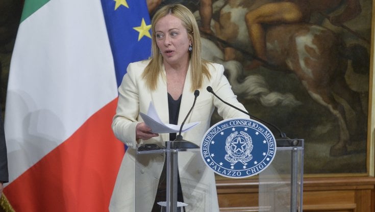 La premier Giorgia Meloni