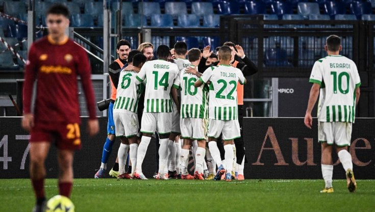 Roma-Sassuolo 3-4: i giallorossi restano in dieci e crollano