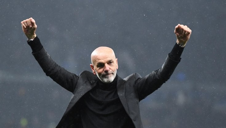 Il tecnico rossonero Stefano Pioli