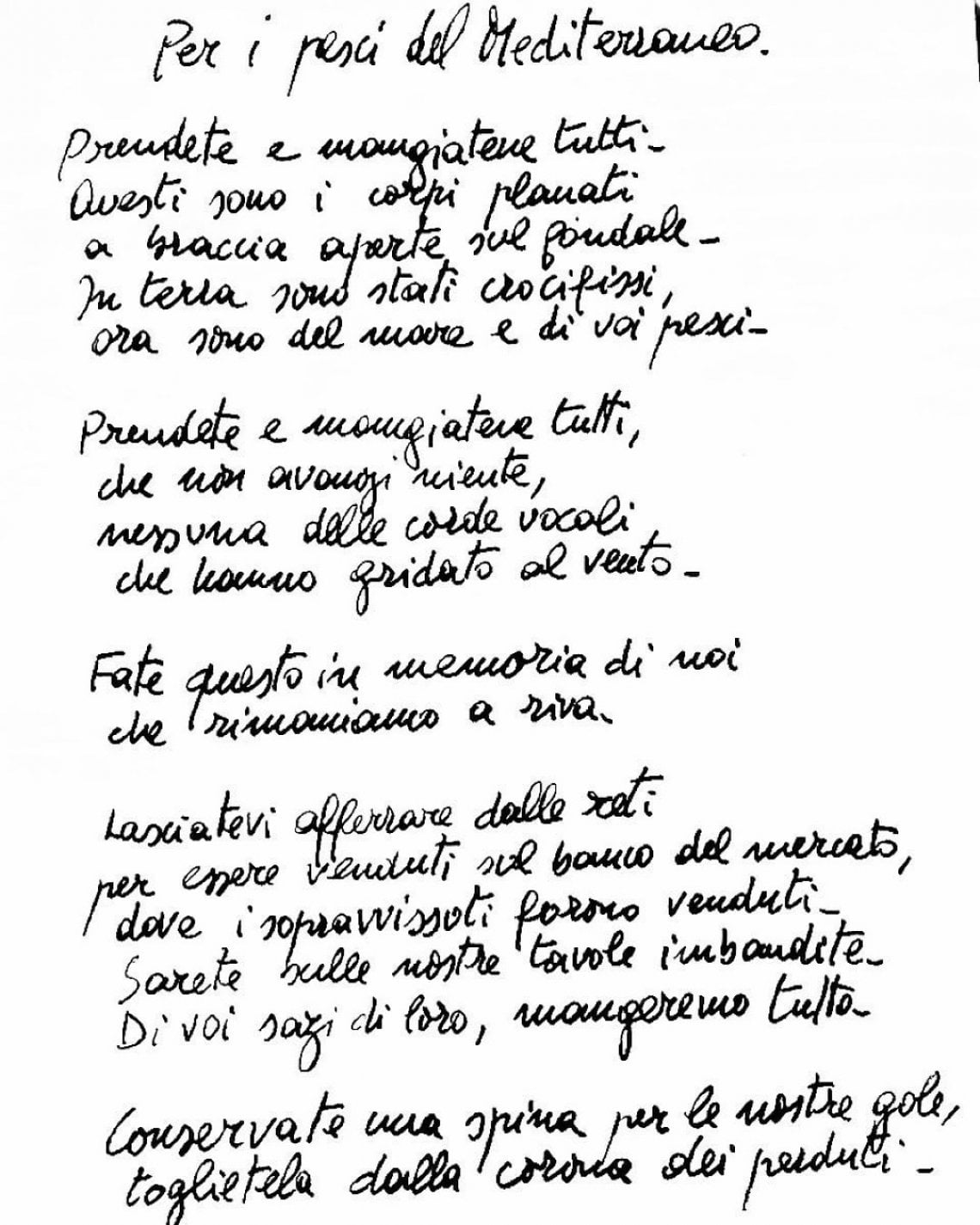 La poesia di Erri De Luca