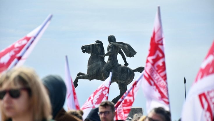 La grande manifestazione del 12 marzo ad Atene&nbsp;