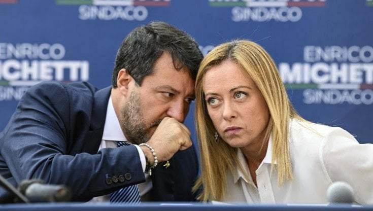 Matteo Salvini e Giorgia Meloni