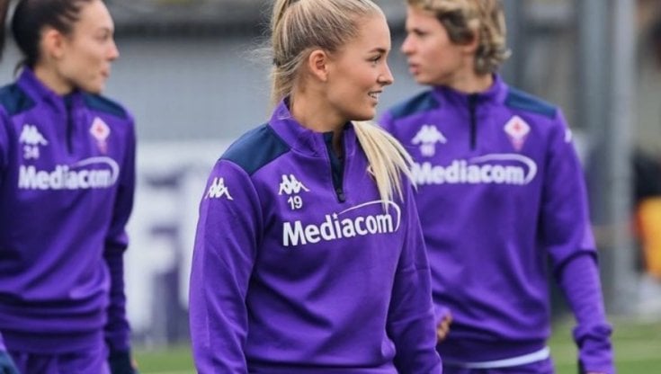 Ronja Aronsson ai tempi della Fiorentina