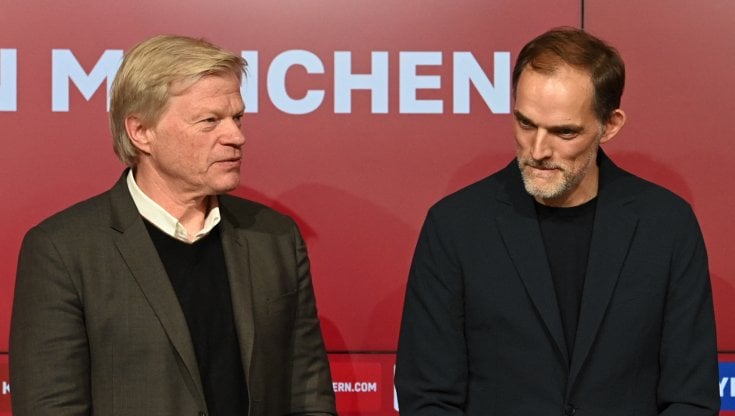 Il Ceo del Bayern, Oliver Kahn con Thomas Tuchel 