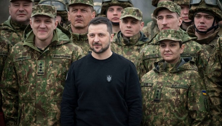 Il presidente Zelensky