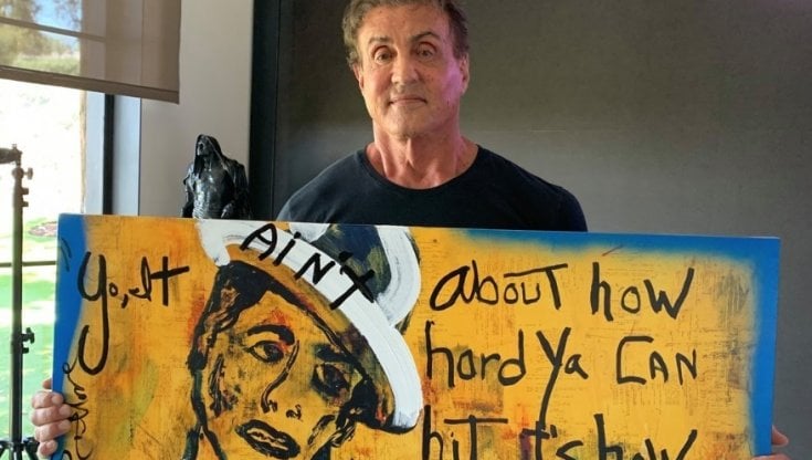 Sylvester Stallone non lascia il set ma ora scopre il suo futuro: quello di pittore