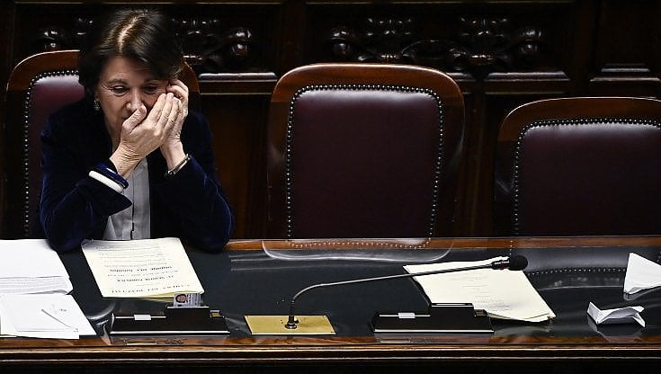 La ministra della Famiglia e della Natalit&agrave; Eugenia Roccella