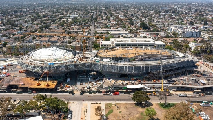 Una veduta del "Lucas museum ofnarrative art" a Los Angeles