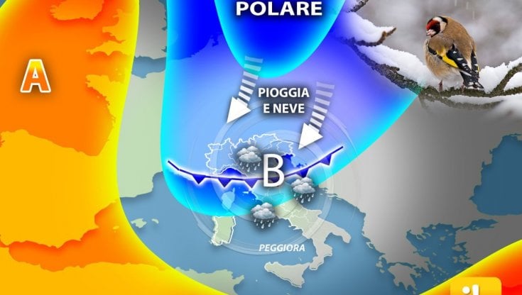 Previsioni meteo, weekend delle Palme: in arrivo aria gelida dal nord Europa. Temperature giù anche di 10 gradi