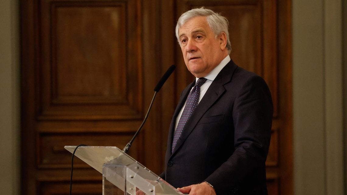 Il ministro degli Esteri Antonio Tajani
