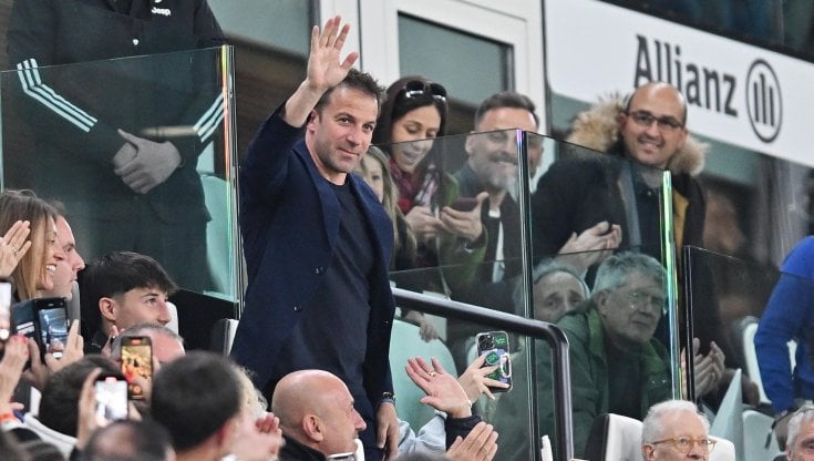Del Piero saluta i tifosi della Juve