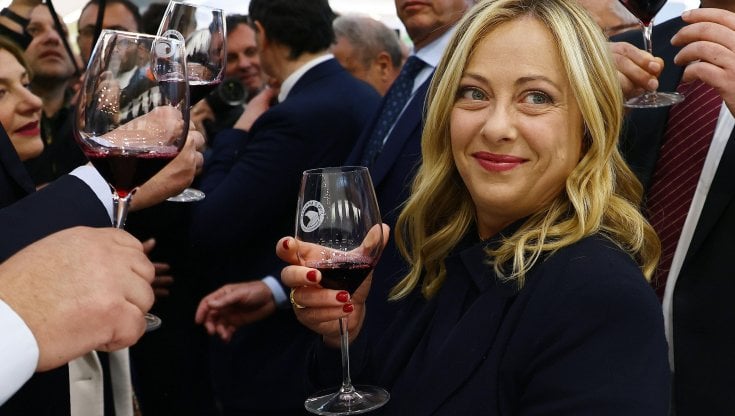 Giorgia Meloni al Vinitaly
