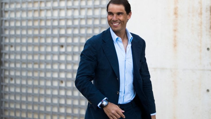 Nadal la scorsa settimana alla Rafa Nadal Foundation di Palma di Maiorca