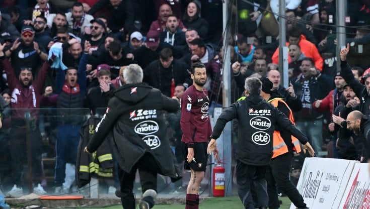Salernitana-Inter 1-1: Candreva con un tiro cross beffa i nerazzurri al 90'