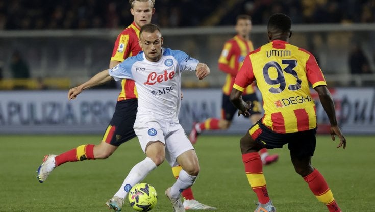 Le pagelle di Lecce-Napoli: Falcone, errore fatale. Lobotka trascinatore